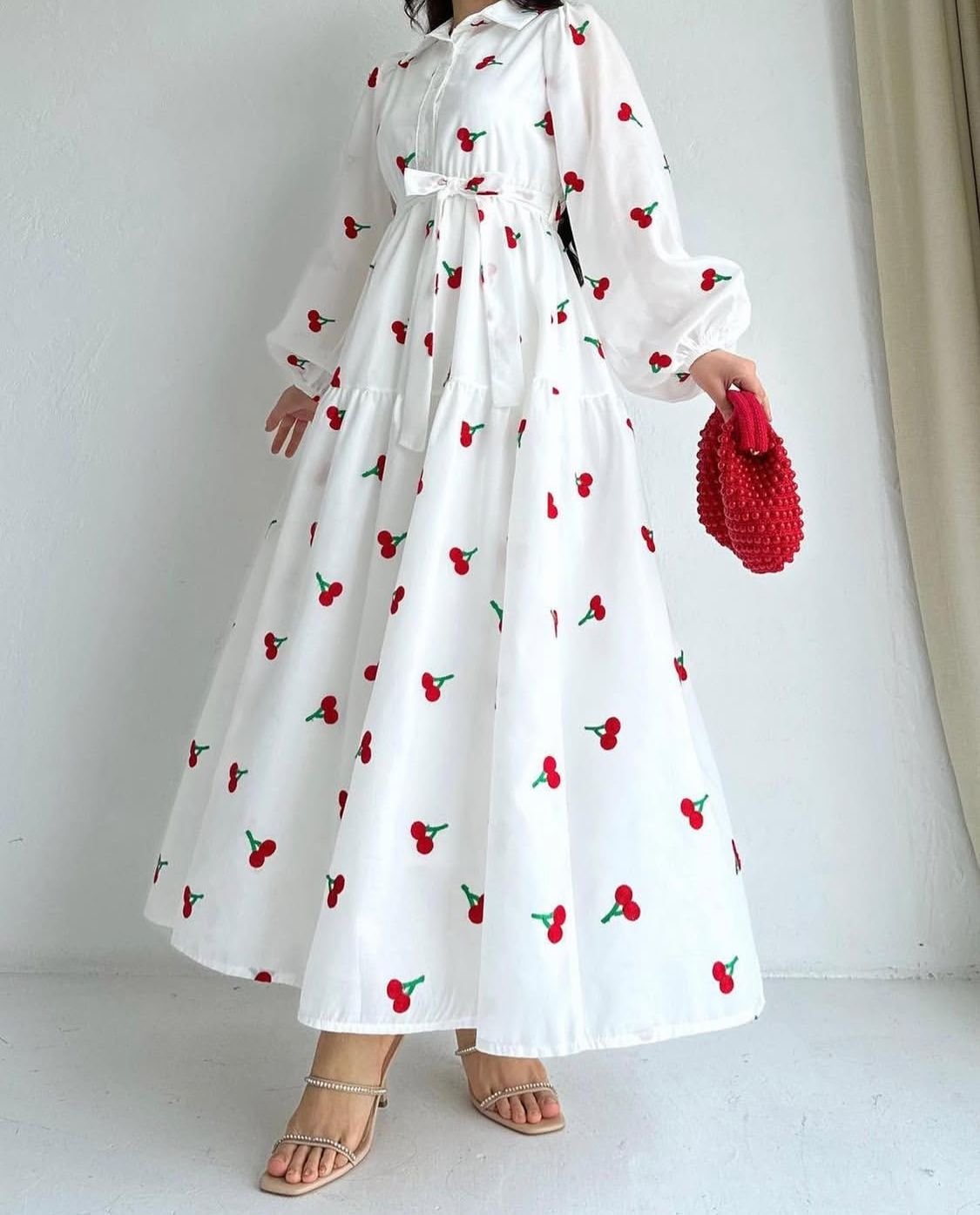 Printed Crape Silk Maxi Image 2