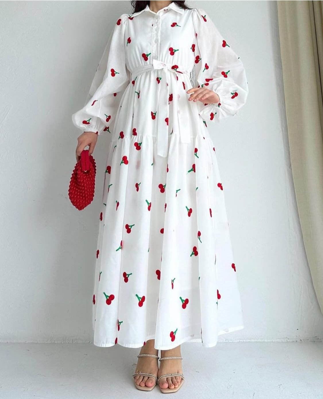 Printed Crape Silk Maxi Image 6